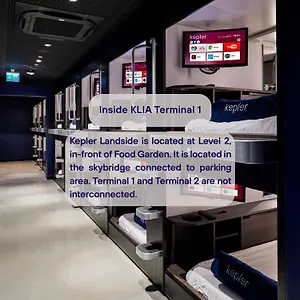  カプセルホテル Kepler Club Kuala Lumpur Airport - Klia T1 Landside, Public Area